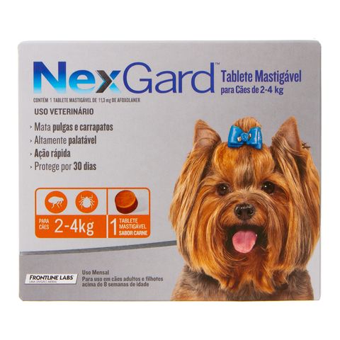 Antipulgas-e-Carrapatos-Merial-Nexgard-para-Caes-de-2-a-4Kg-com-1-Tablete-7898053774251-pet-luni