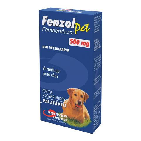 Vermifugo-Fenzol-Pet-Agener-Pet-500mg-6-Comprimidos-7896006207795-pet-luni