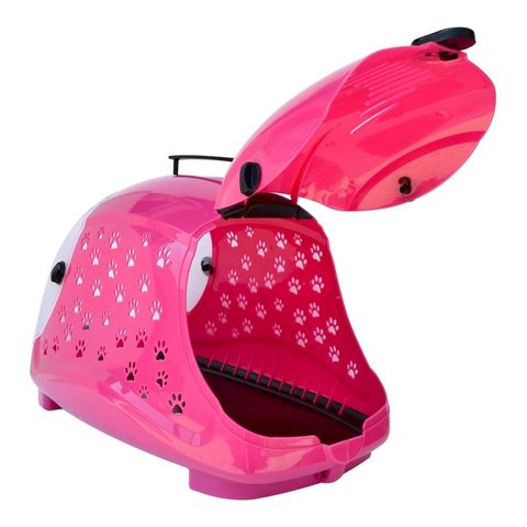 Caixa-de-Transporte-para-Caes-e-Gatos-Pet-Flex-Rosa-7898281443929-pet-luni-1