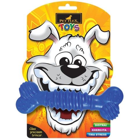 Brinquedo-para-Cachorros-Pet-Flex-Osso-Azul-pet-luni