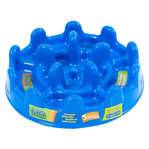 Comedouro-Lento-para-Caes-Pet-Games-Fit-27cm-Azul-7898947774176-pet-luni